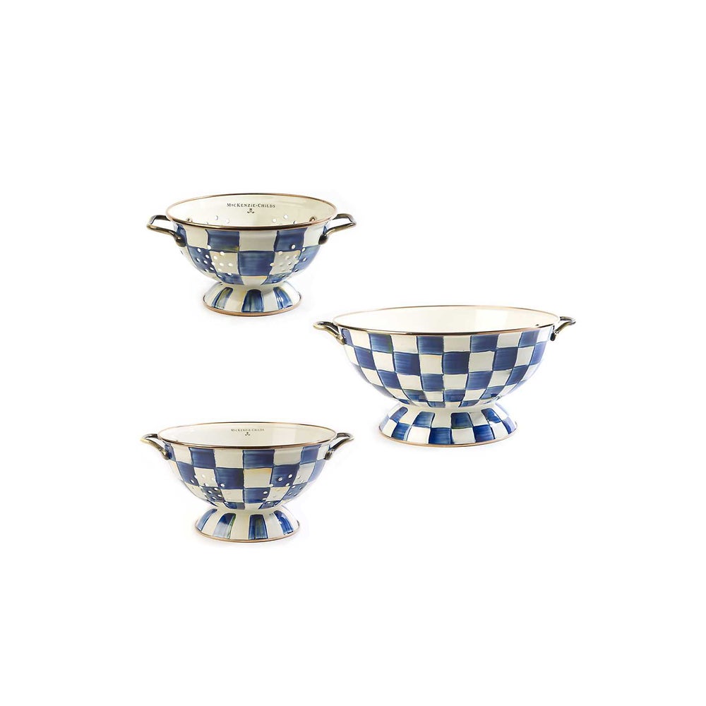 Royal Check Everything Bowl & Colanders Set of 3