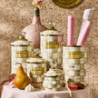 Mocha Enamel Canister (Medium)