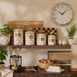 Mocha Check Demi Enamel Canister (Small)