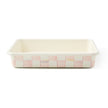 Rosy Check Rectangle Baking Pan 33cm