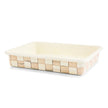 Mocha Check Baking Pan 33cm
