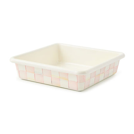Rosy Check Square Baking Pan 20.3 cm