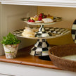 Courtly Check Pedestal Platter