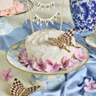 Sky Check Pedestal Platter