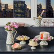 Sterling Check Pedestal Platter