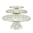 Sterling Check Pedestal Platter