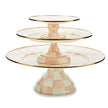 Rosy Check Pedestal Platter