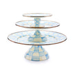 Sky Check Pedestal Platter