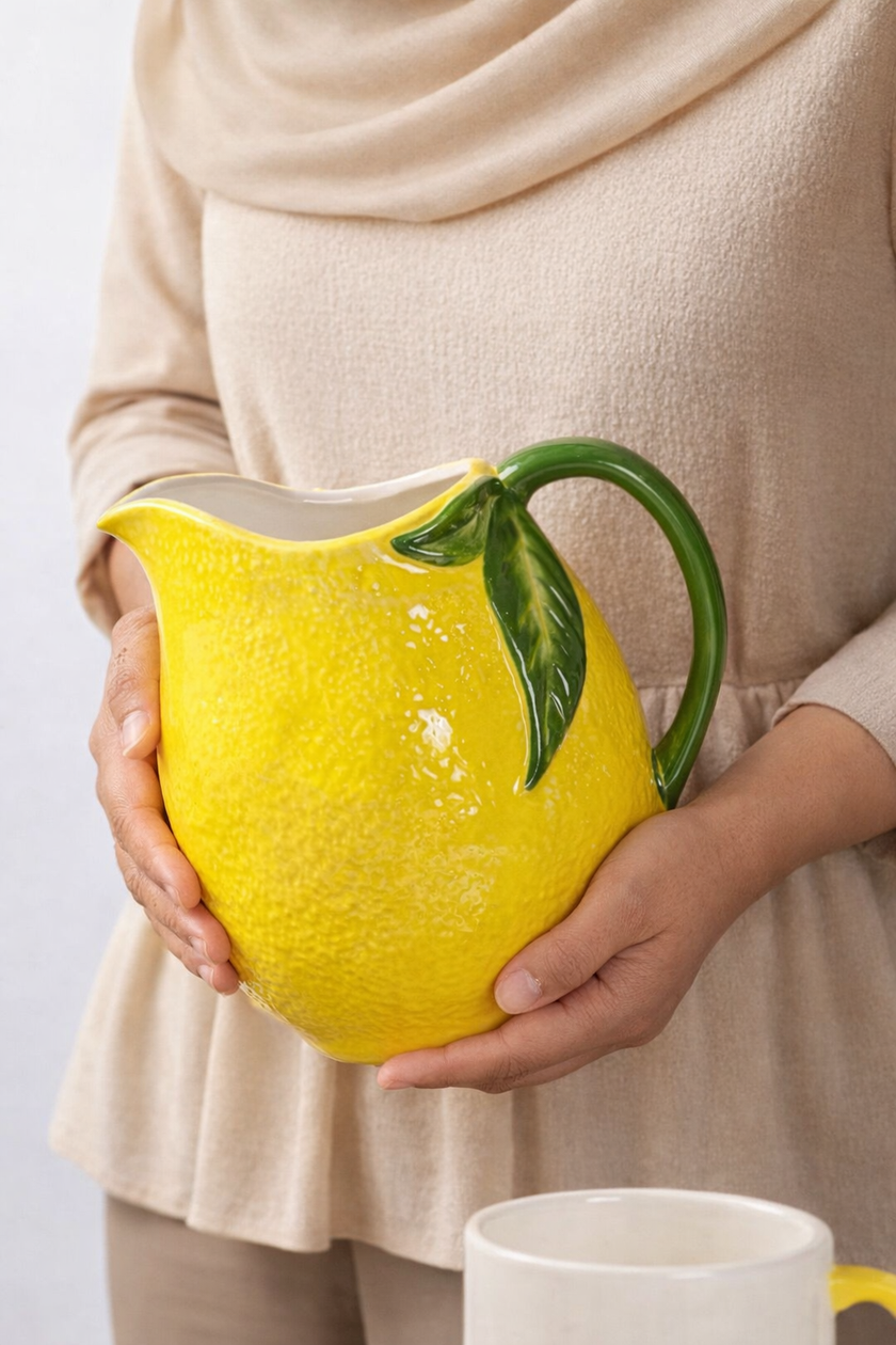Lemon Large Pitcher Jug (2500ml)