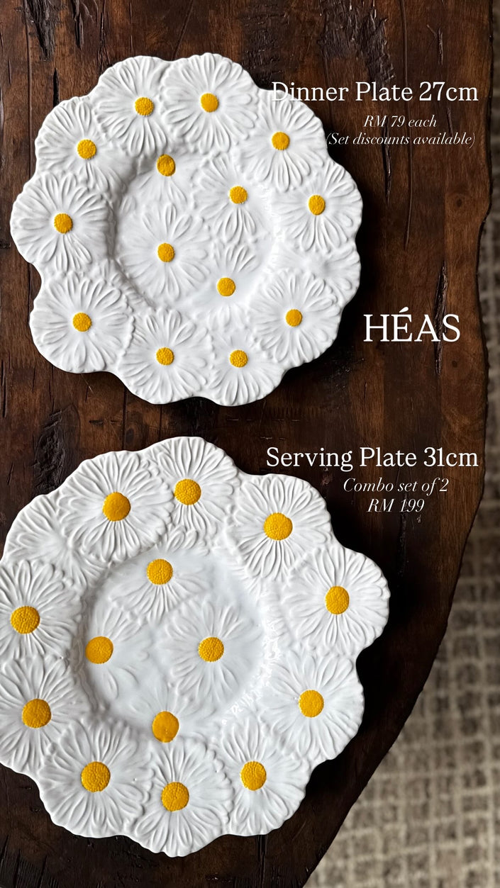 Daisy Serving Platter 31cm (Set of 2)