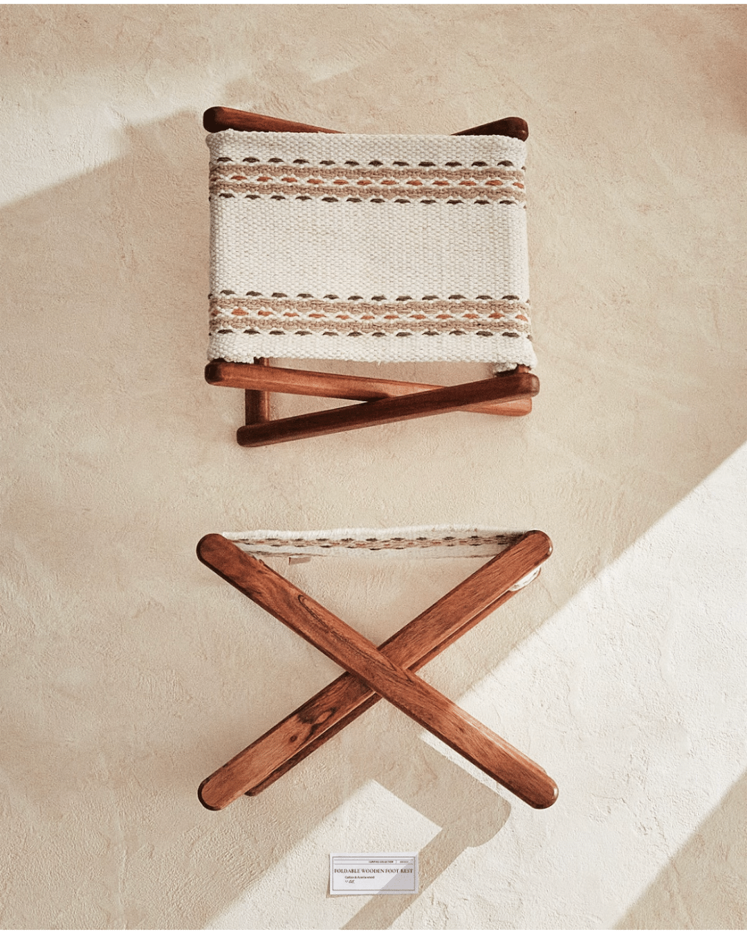 Foldable Wooden Foot Rest