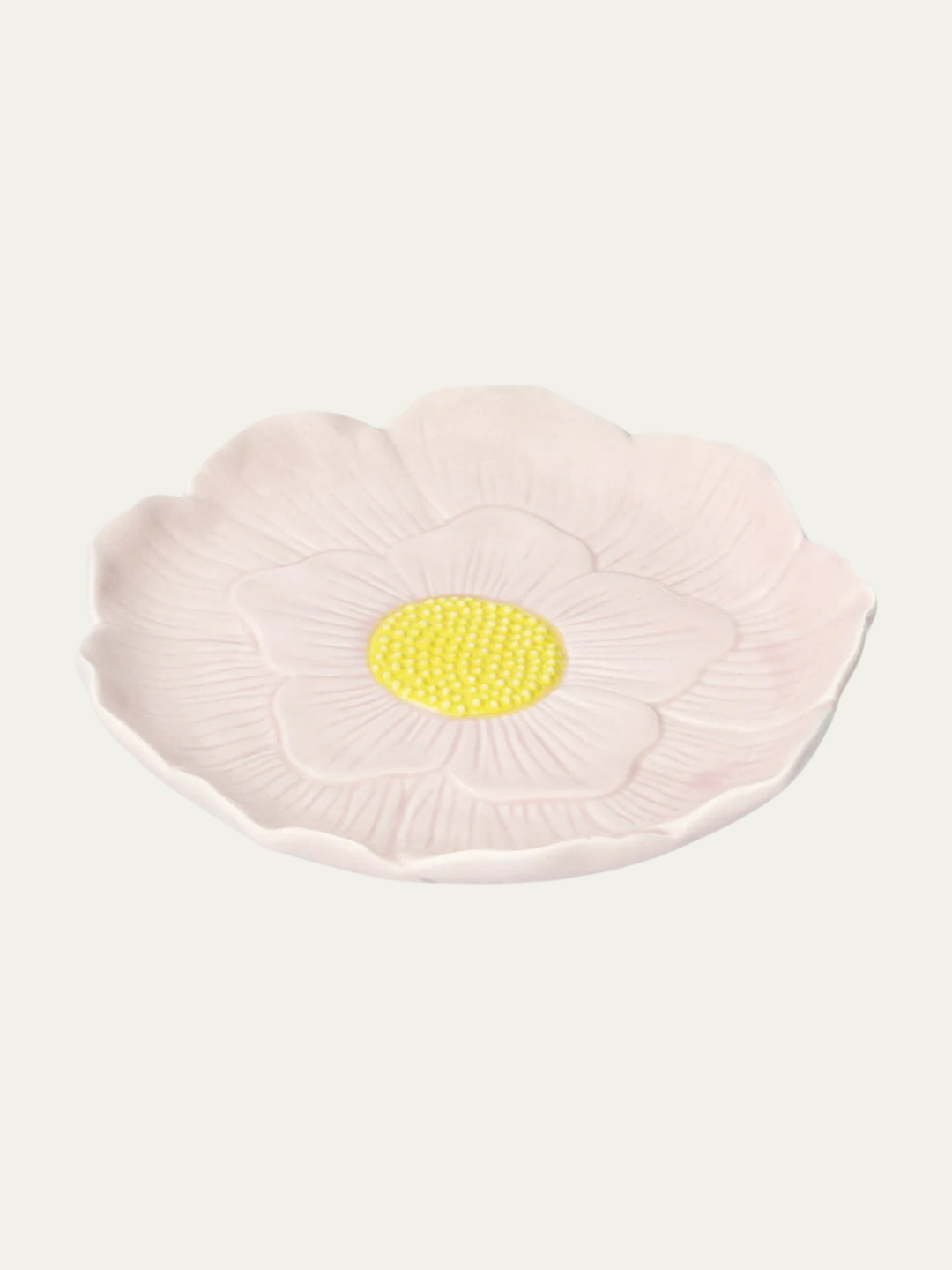 Garden Bloom Flower Large Plate Soft Pink 19cm
