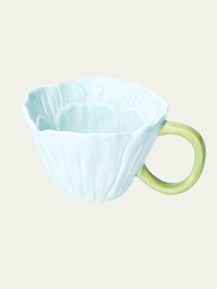 Flower Mug Baby Blue 140ml