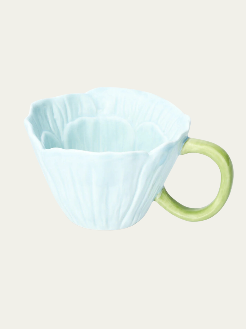 Garden Bloom Flower Mug Baby Blue 140ml