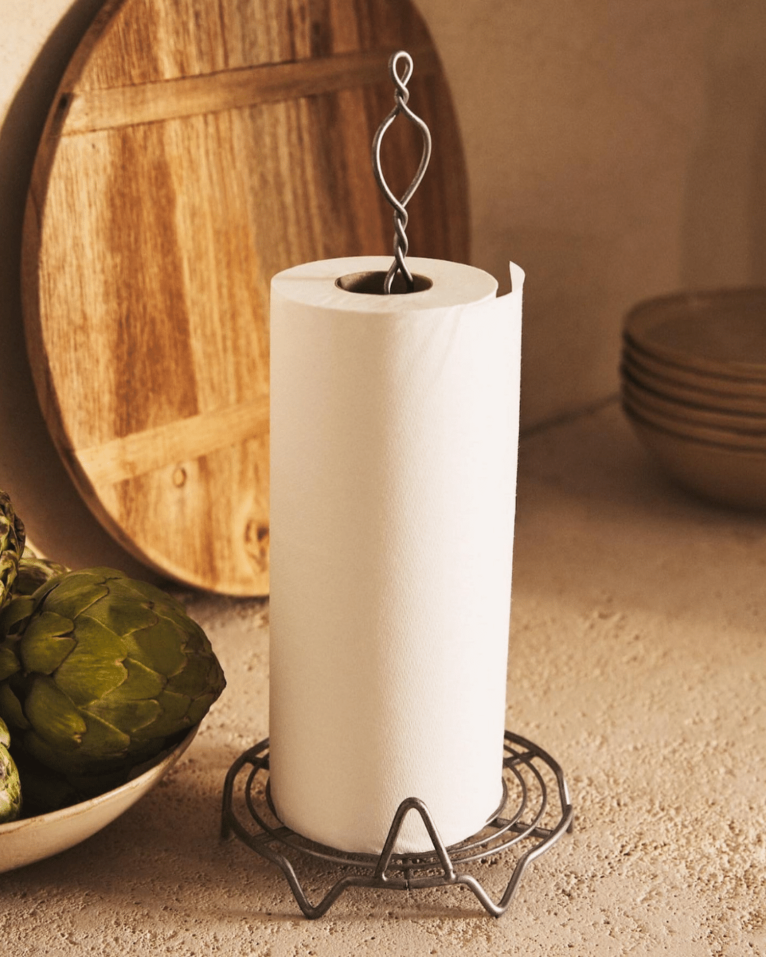 Metal Wavy Kitchen Roll