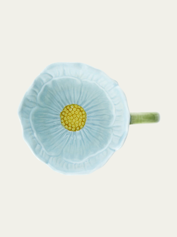 Garden Bloom Flower Mug Baby Blue 140ml
