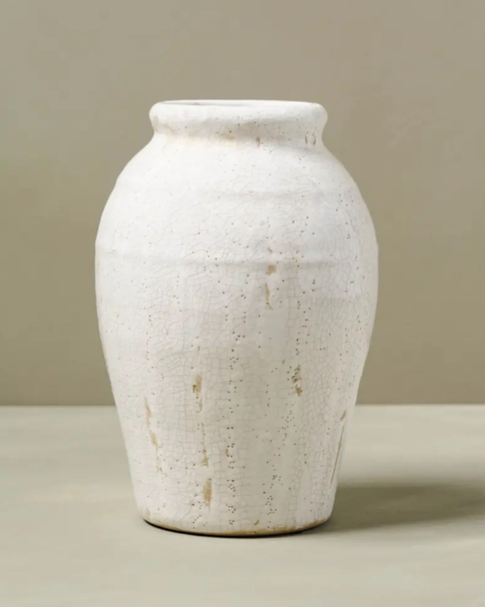 Marie Distressed Crackle Vase