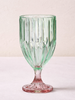 The Aurora Facet Goblet Glasses Set of 4/6/8