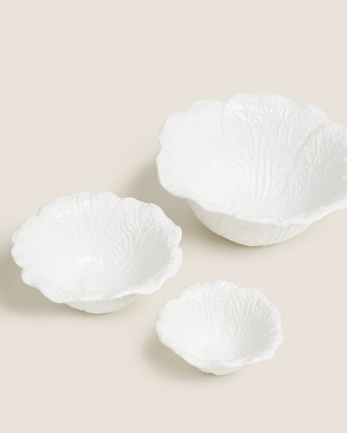 White Cabbage Bowls