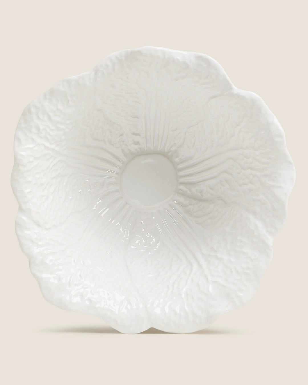 Combo Deal Green & White Cabbage Medium Serving Bowl