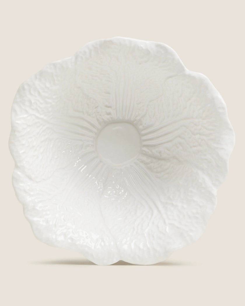 Combo Deal Green & White Cabbage Medium Serving Bowl