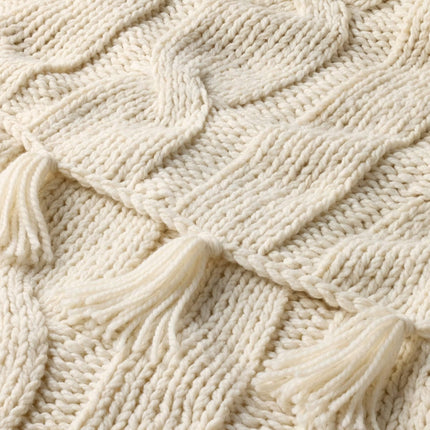 Oversized Cozy Knit Throw Blanket