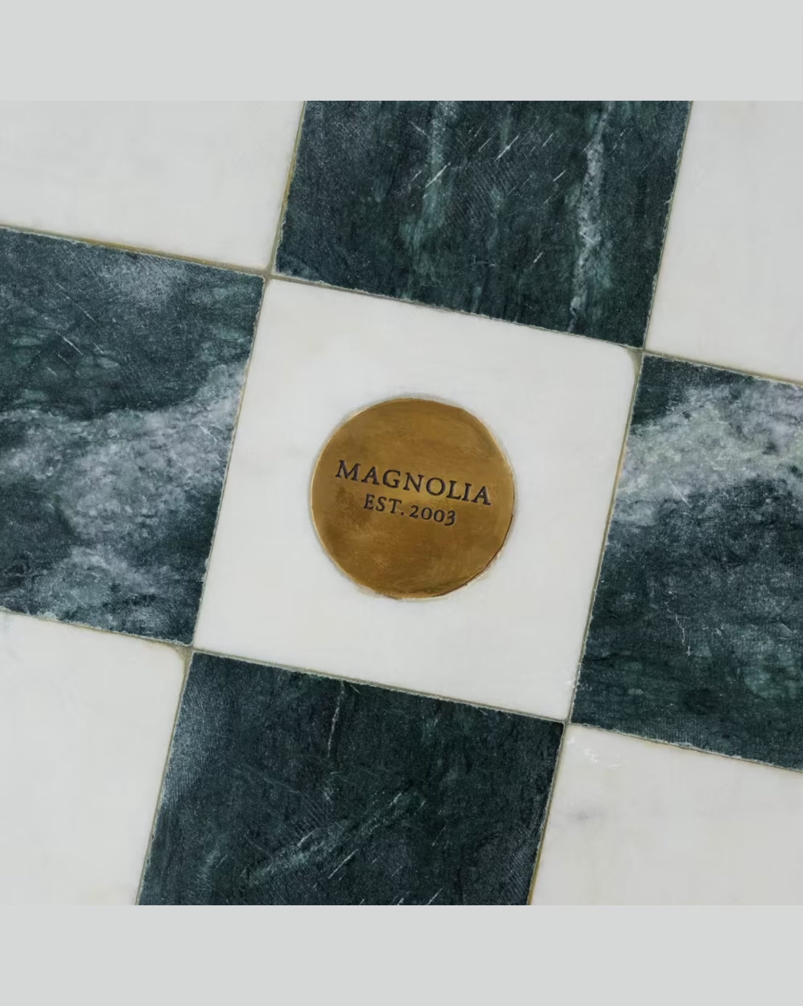 Green and White Marble Tic Tac Toe