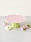 Cake stand with flowers 20cm
