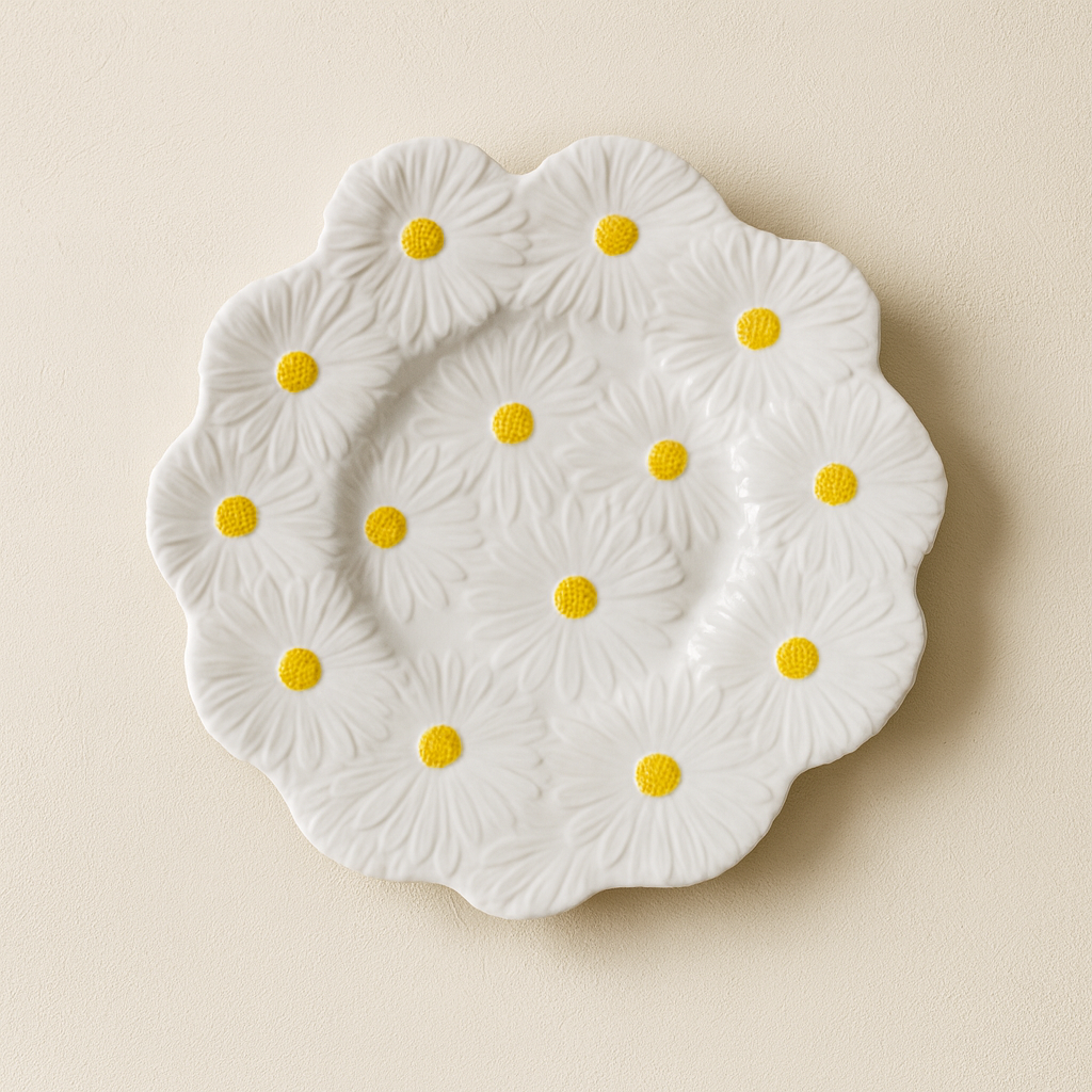 Blooming Daisy Serving Dinner Plate 27cm
