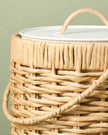 3.5L Woven Paper Wrapped Metal Ice Bucket