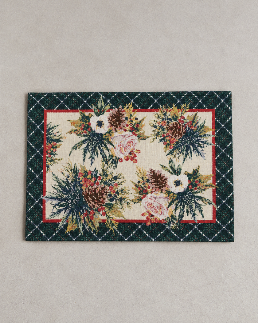 Highbanks Tapestry Floral Placemats Set