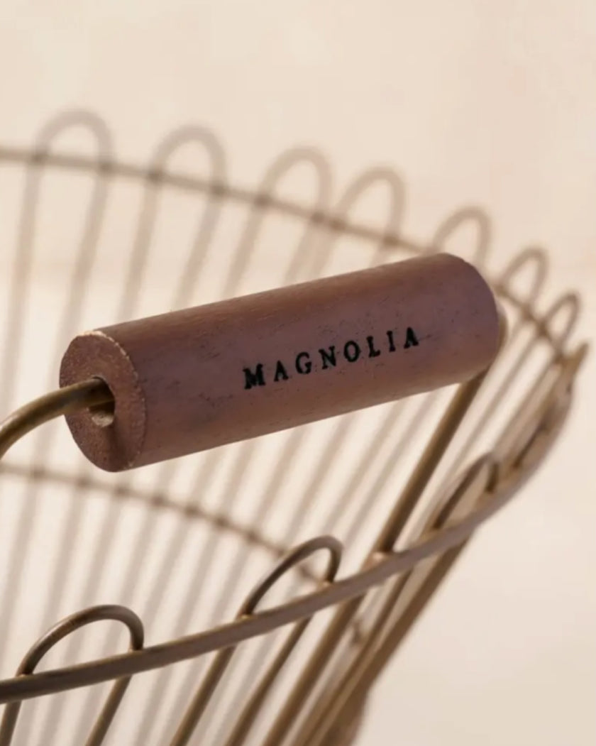 Vintage Inspired Wire Basket