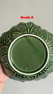 [Imperfect] Green Cabbage Serving Bowl