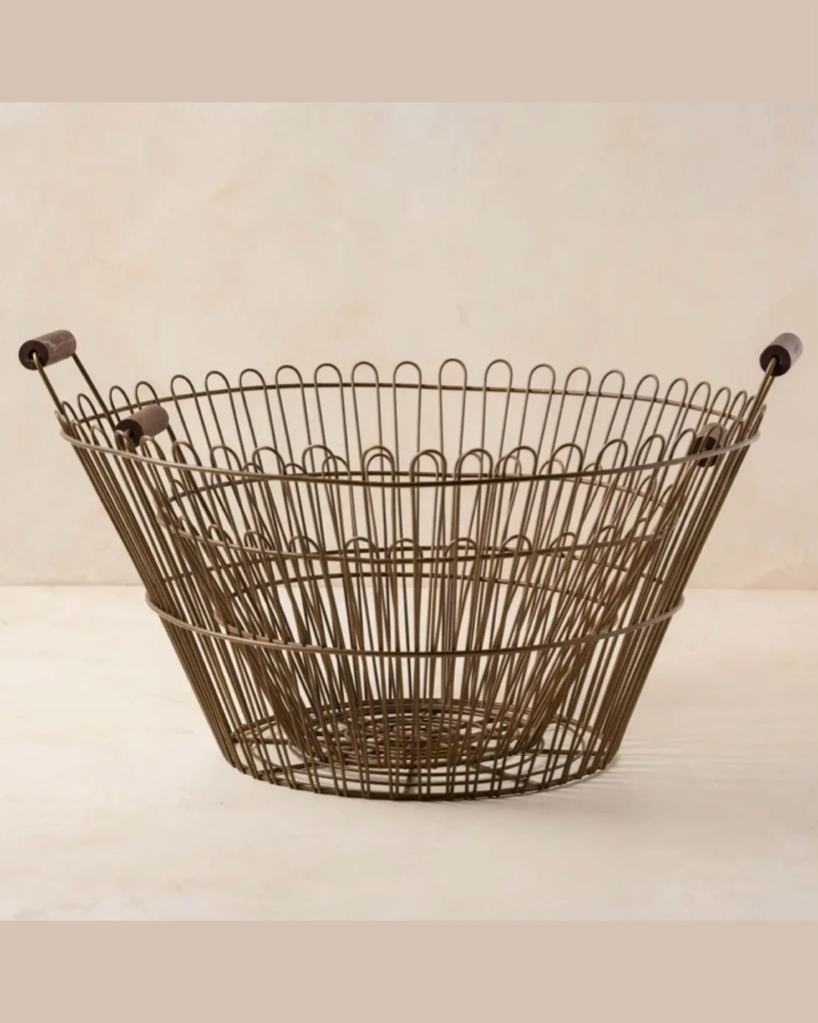 Vintage Inspired Wire Basket