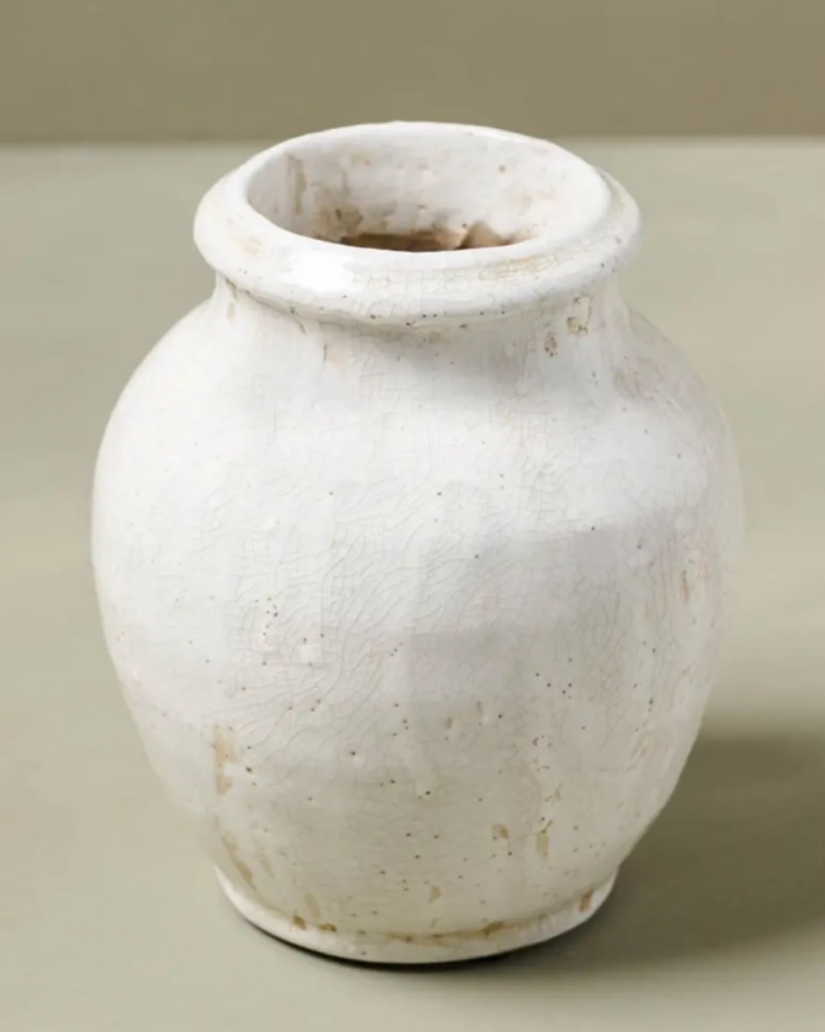 Marie Distressed Crackle Vase