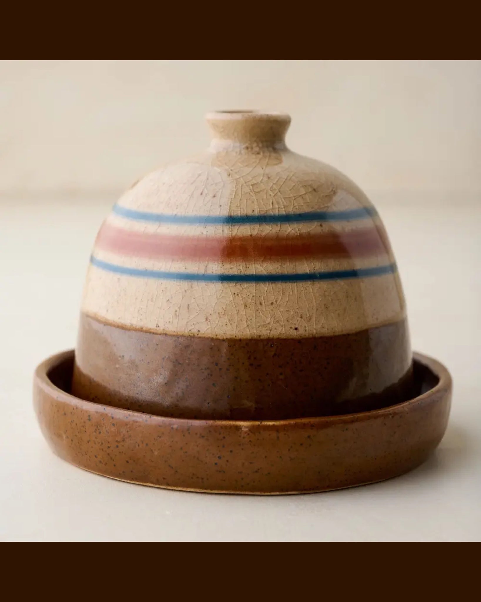 Maison Salt Glaze Butter Dish