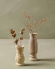 Distressed Travertine Bud Vase