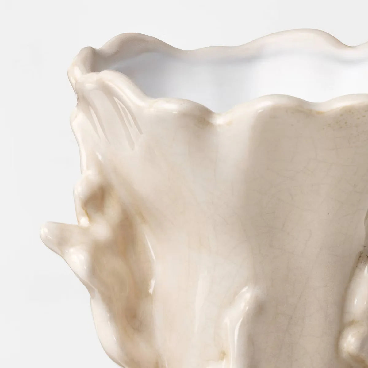 Coral Ceramic Vase