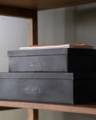 Matte Black Brighton Nested Metal Boxes