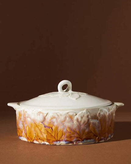 Autumn Leaves Serving Dish 25cm
