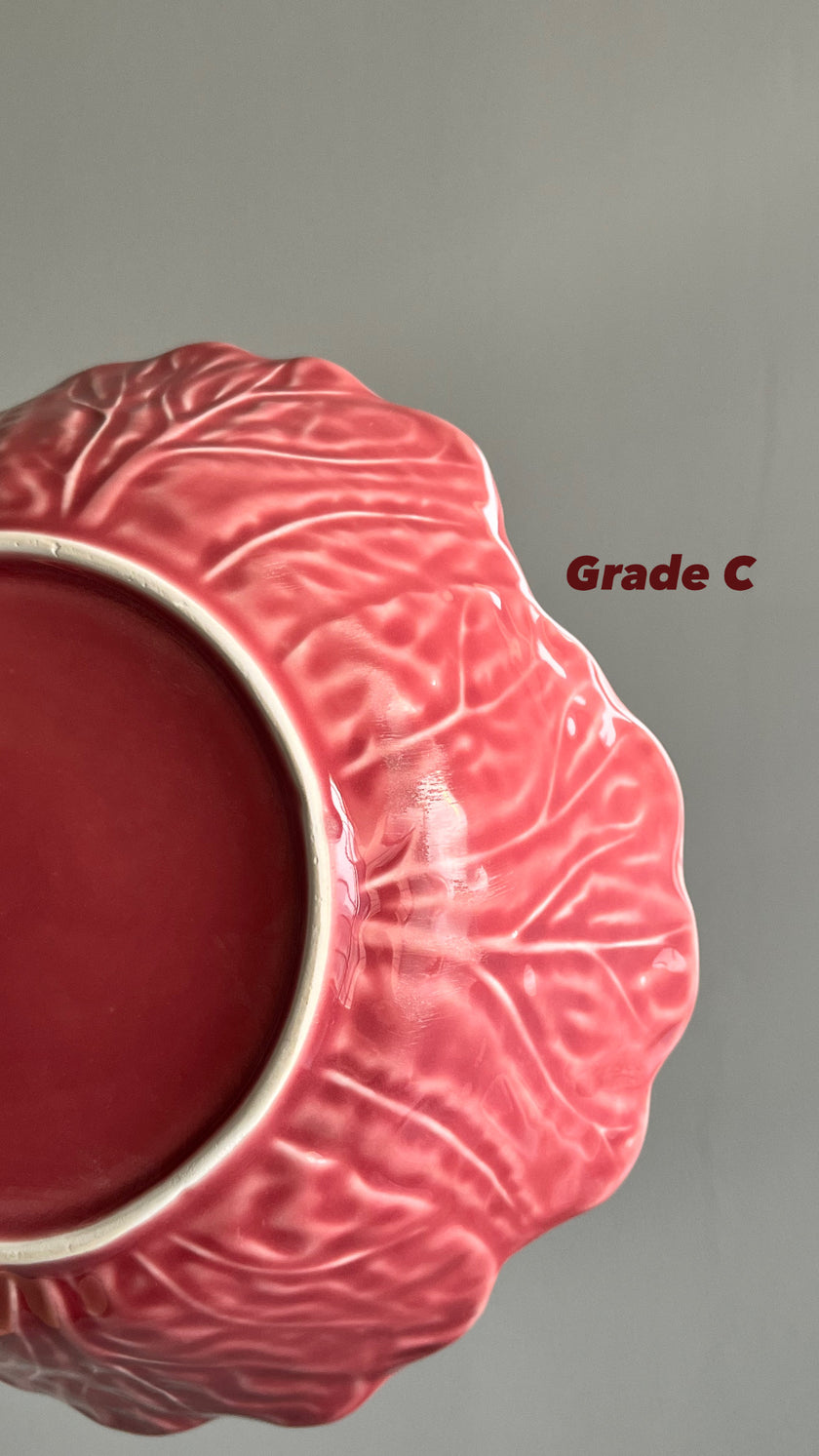 [Imperfect] Pink Cabbage Serving Bowl
