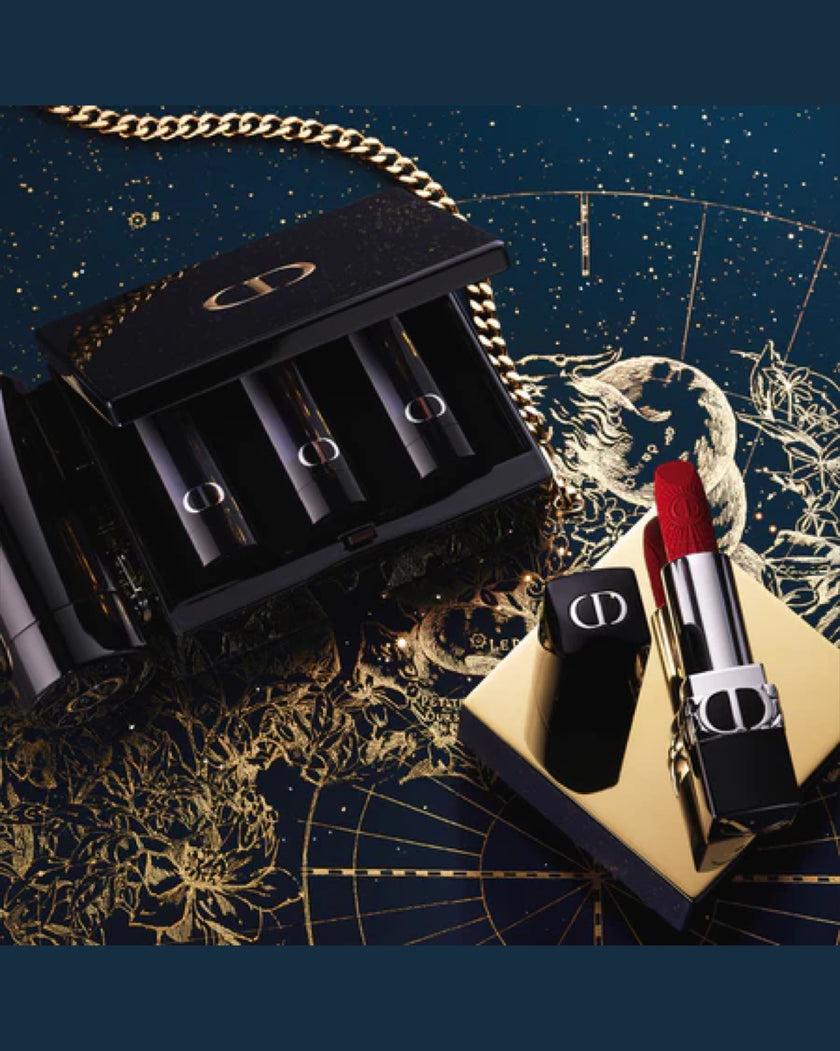 Minaudière Clutch and Lipstick Set - Limited Edition (9 items)