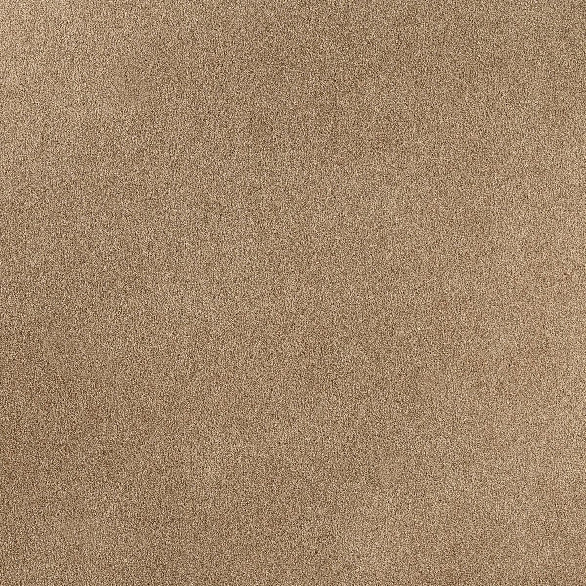 Square Velvet Ottoman Tan