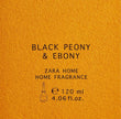 Peace of Mind : Black Peony & Ebony 120ml