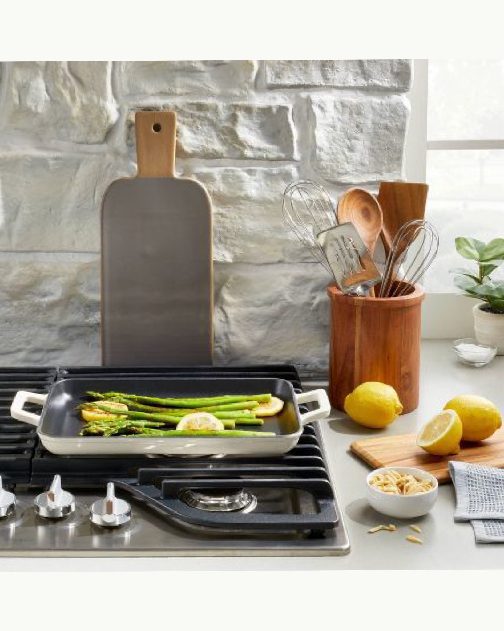 Enameled Cast Iron Griddle Sour Cream