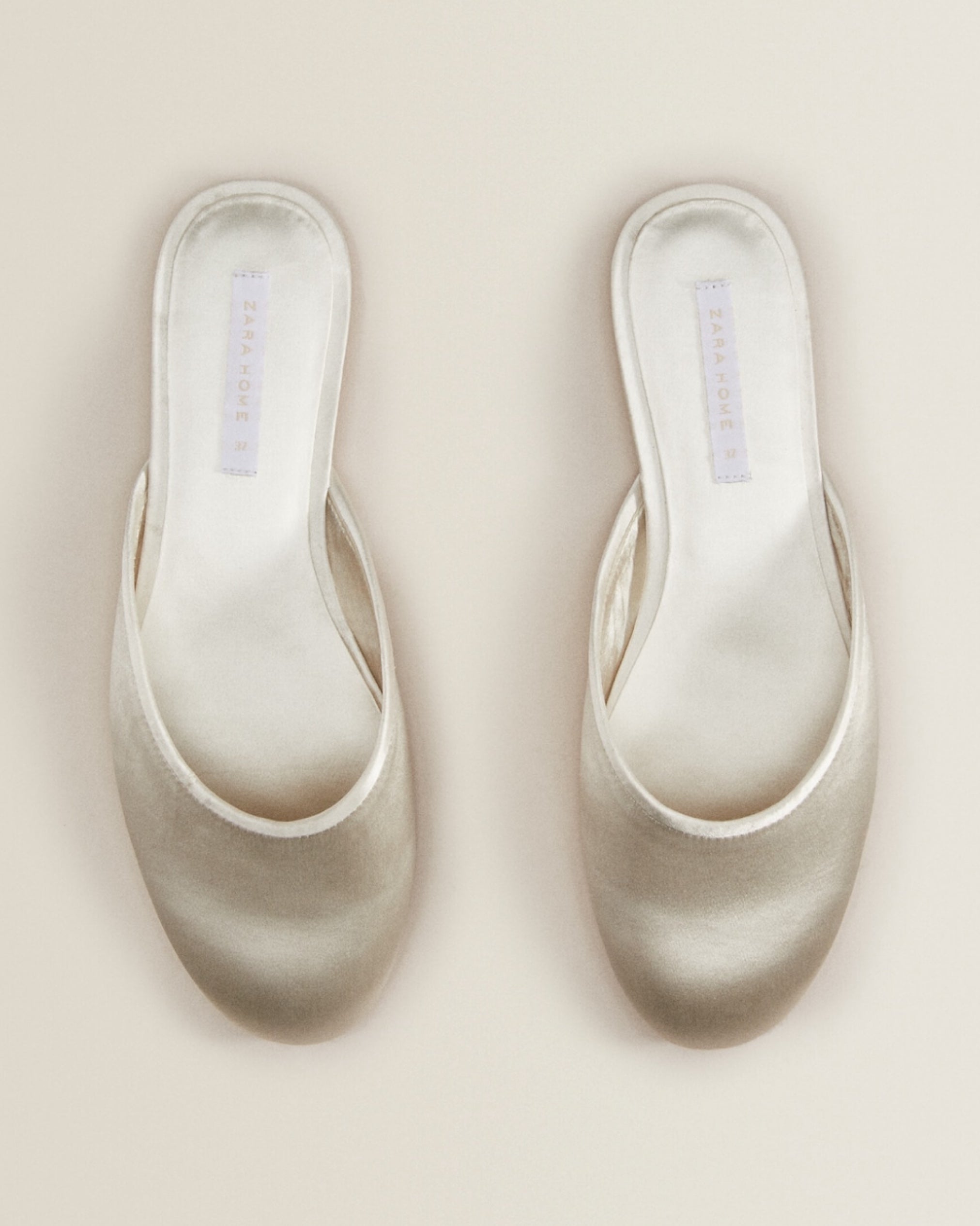 Satin Mule Slippers (EU 39)