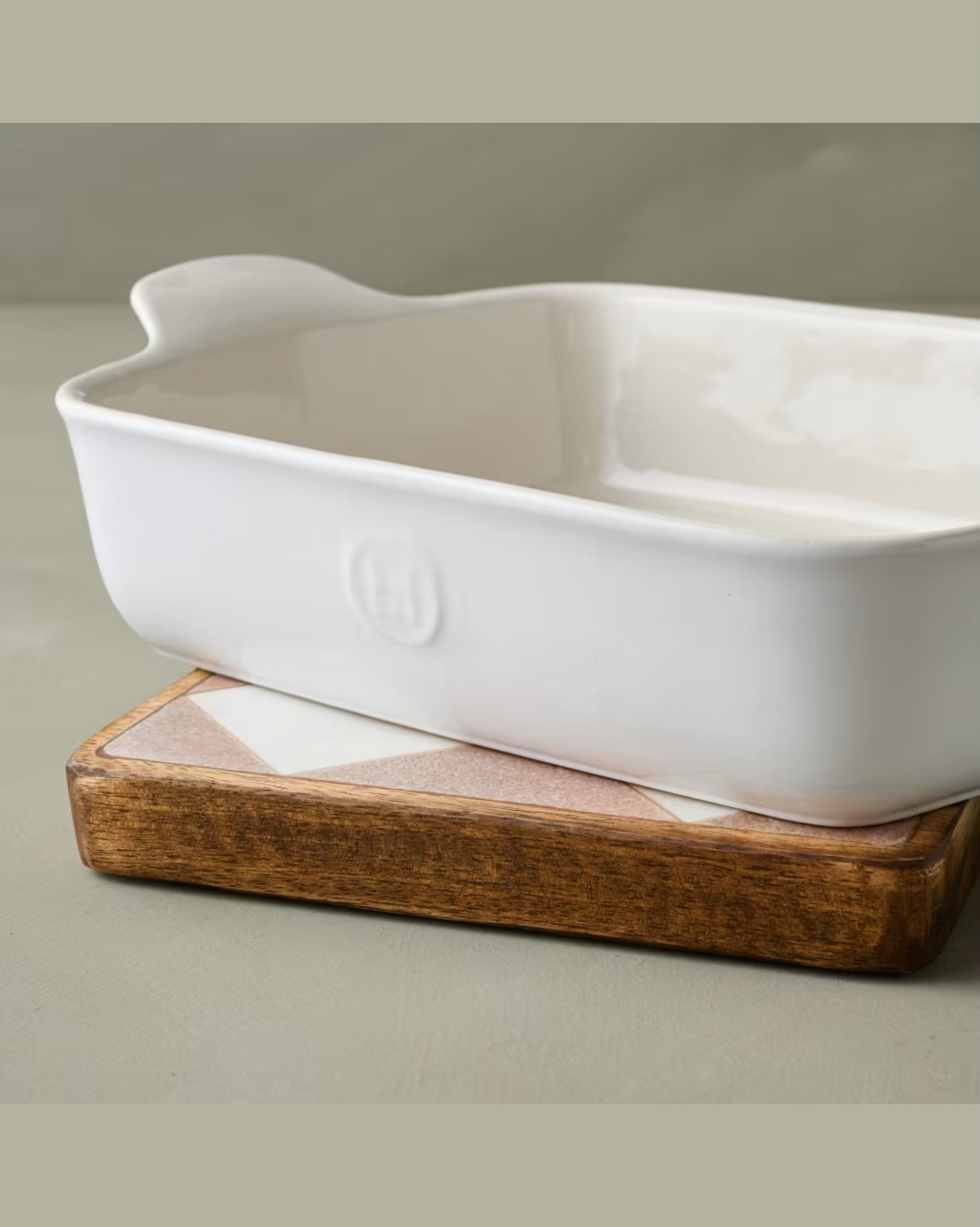 Everett Checkered Marble Trivet