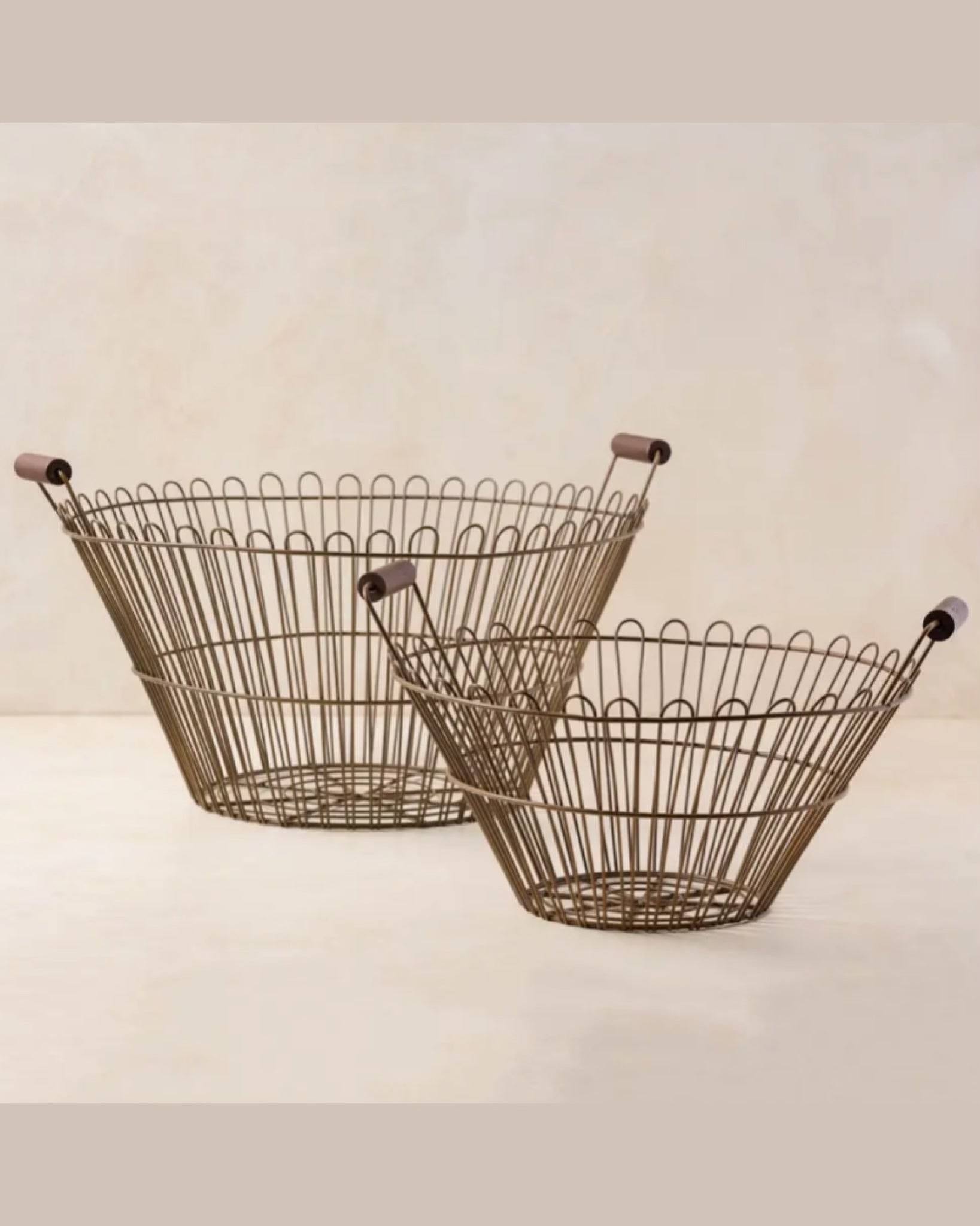 Vintage Inspired Wire Basket