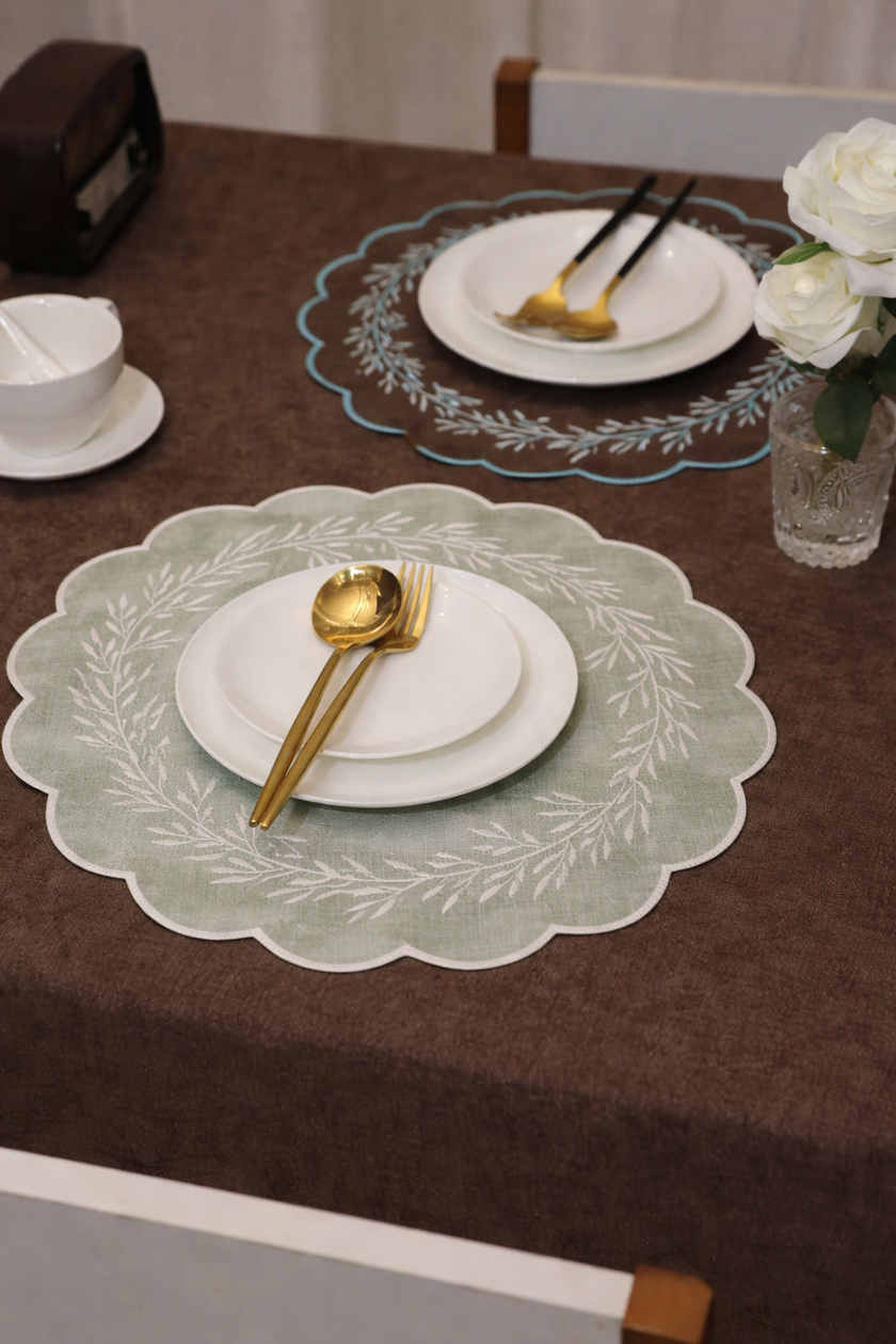 Eden Scallop Anti-Absorbent Placemat 38cm