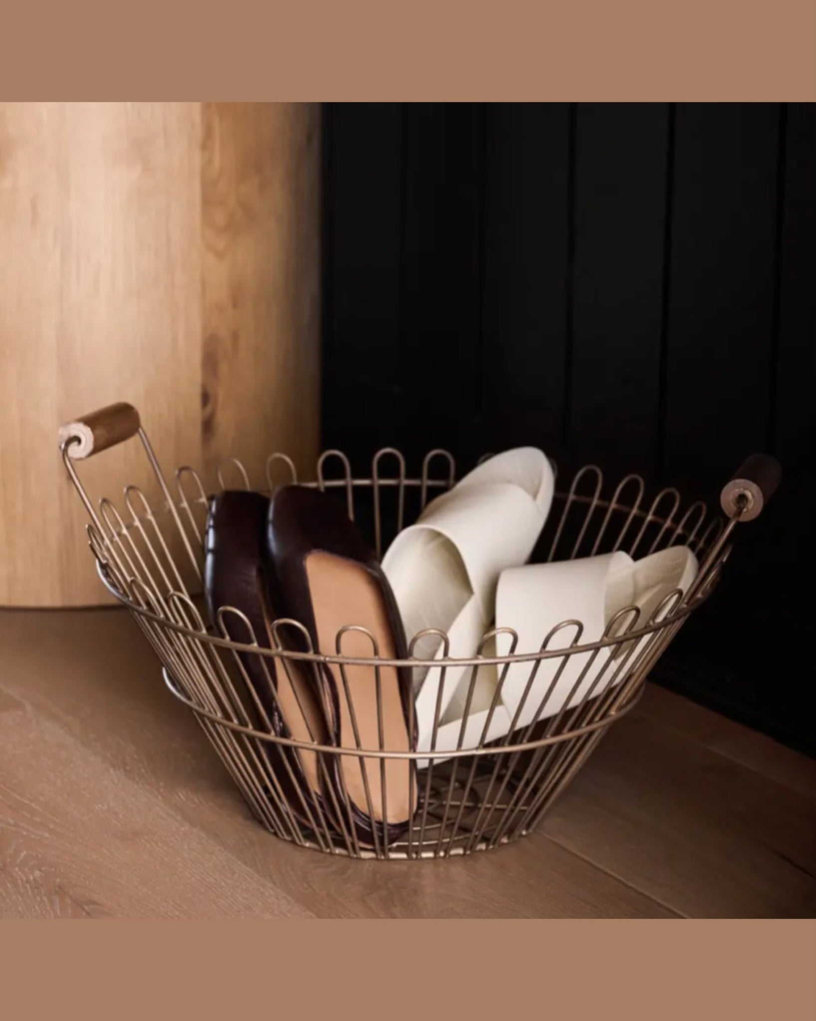 Vintage Inspired Wire Basket